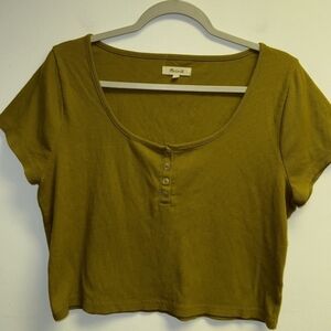 Button-Front Women Top